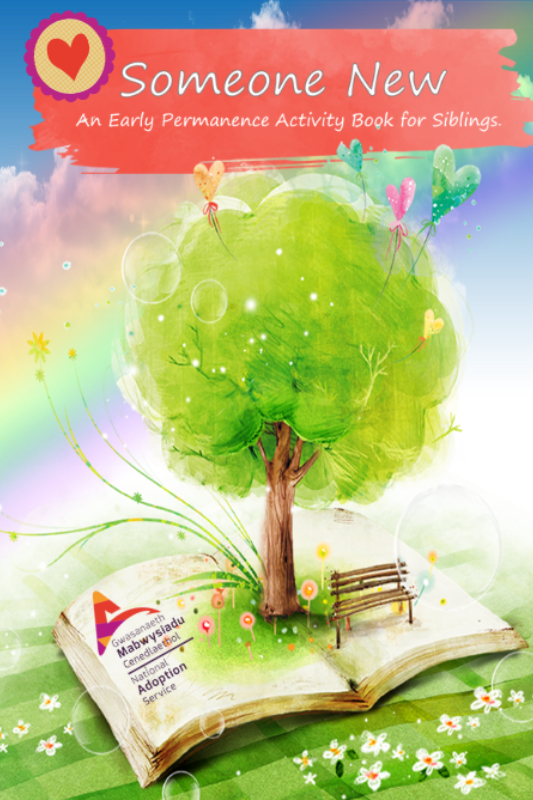 Someone New activity book